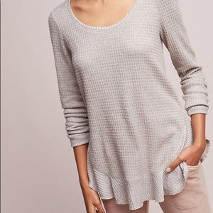 Anthropologie Saturday Sunday Waffle Tunic